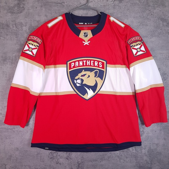 ADIDAS Florida Panthers Jonathan Huberdeau #11 NHL Authentic Jersey Mens 56 Red - Picture 1 of 9